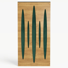 Narrow Acoustic Panel "Pulsar-F Fabric" Oak