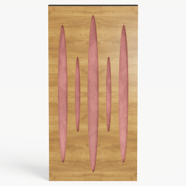 Narrow Acoustic Panel "Pulsar-F Fabric" Oak