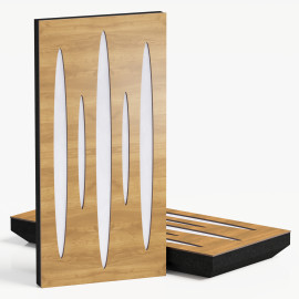 Narrow Acoustic Panel "Pulsar-F Fabric" Oak