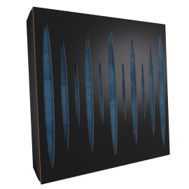 Sound Absorbing Acoustic Panel «Pulsar Fabric» Black