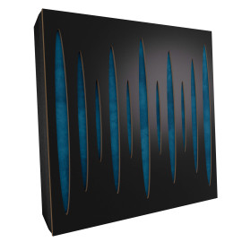 Sound Absorbing Acoustic Panel «Pulsar Fabric» Black