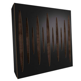 Sound Absorbing Acoustic Panel «Pulsar Fabric» Black