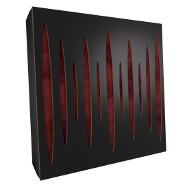 Sound Absorbing Acoustic Panel «Pulsar Fabric» Black