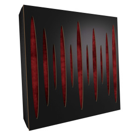 Sound Absorbing Acoustic Panel «Pulsar Fabric» Black