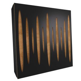 Sound Absorbing Acoustic Panel «Pulsar Fabric» Black