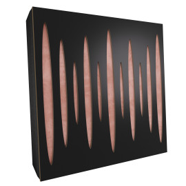 Sound Absorbing Acoustic Panel «Pulsar Fabric» Black