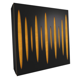 Sound Absorbing Acoustic Panel «Pulsar Fabric» Black