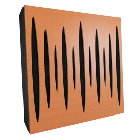 Sound Absorbing Acoustic Panel «Pulsar Fabric» Cherry