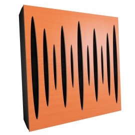 Sound Absorbing Acoustic Panel «Pulsar Fabric» Cherry
