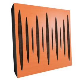 Sound Absorbing Acoustic Panel «Pulsar Fabric» Cherry
