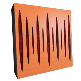 Sound Absorbing Acoustic Panel «Pulsar Fabric» Cherry