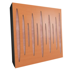 Sound Absorbing Acoustic Panel «Pulsar Fabric» Cherry