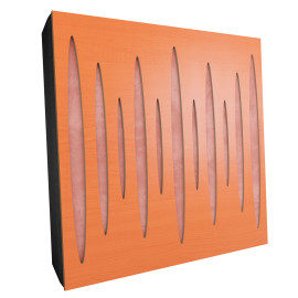Sound Absorbing Acoustic Panel «Pulsar Fabric» Cherry