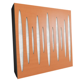 Sound Absorbing Acoustic Panel «Pulsar Fabric» Cherry