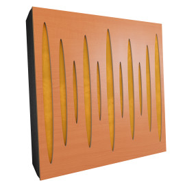Sound Absorbing Acoustic Panel «Pulsar Fabric» Cherry
