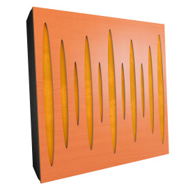 Sound Absorbing Acoustic Panel «Pulsar Fabric» Cherry