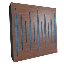 Sound Absorbing Acoustic Panel «Pulsar Fabric» Nut