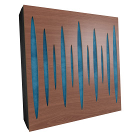 Sound Absorbing Acoustic Panel «Pulsar Fabric» Nut