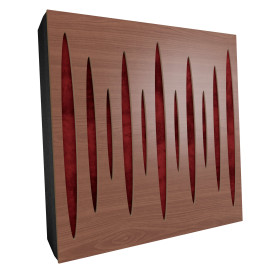 Sound Absorbing Acoustic Panel «Pulsar Fabric» Nut