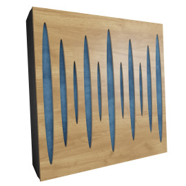 Sound Absorbing Acoustic Panel «Pulsar Fabric» Oak