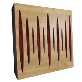 Sound Absorbing Acoustic Panel «Pulsar Fabric» Oak
