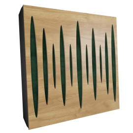 Sound Absorbing Acoustic Panel «Pulsar Fabric» Oak