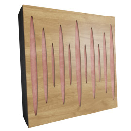 Sound Absorbing Acoustic Panel «Pulsar Fabric» Oak