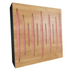 Sound Absorbing Acoustic Panel «Pulsar Fabric» Oak