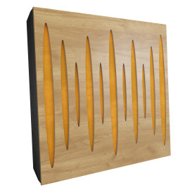Sound Absorbing Acoustic Panel «Pulsar Fabric» Oak