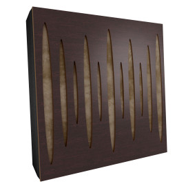 Sound Absorbing Acoustic Panel «Pulsar Fabric» Wenge