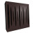 Sound Absorbing Acoustic Panel «Pulsar Fabric» Wenge