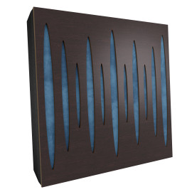 Sound Absorbing Acoustic Panel «Pulsar Fabric» Wenge