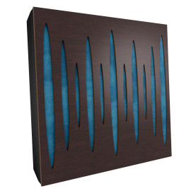 Sound Absorbing Acoustic Panel «Pulsar Fabric» Wenge