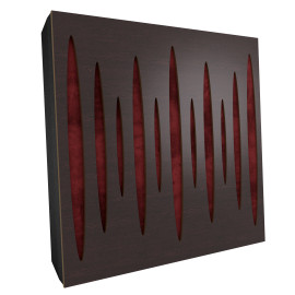 Sound Absorbing Acoustic Panel «Pulsar Fabric» Wenge