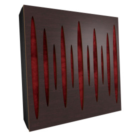 Sound Absorbing Acoustic Panel «Pulsar Fabric» Wenge