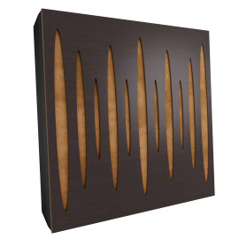 Sound Absorbing Acoustic Panel «Pulsar Fabric» Wenge