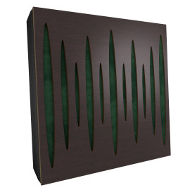 Sound Absorbing Acoustic Panel «Pulsar Fabric» Wenge