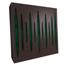 Sound Absorbing Acoustic Panel «Pulsar Fabric» Wenge