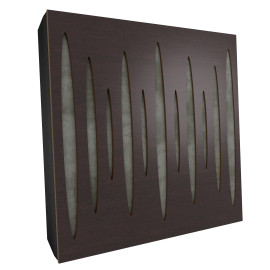 Sound Absorbing Acoustic Panel «Pulsar Fabric» Wenge