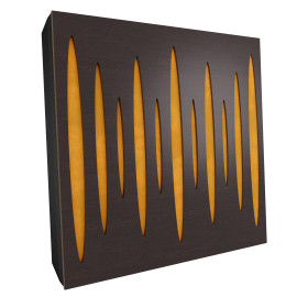 Sound Absorbing Acoustic Panel «Pulsar Fabric» Wenge