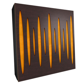 Sound Absorbing Acoustic Panel «Pulsar Fabric» Wenge