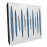 Sound Absorbing Acoustic Panel «Pulsar Fabric» White Gloss