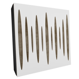 Sound Absorbing Acoustic Panel «Pulsar Fabric» White