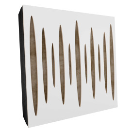 Sound Absorbing Acoustic Panel «Pulsar Fabric» White