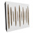 Sound Absorbing Acoustic Panel «Pulsar Fabric» White