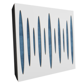 Sound Absorbing Acoustic Panel «Pulsar Fabric» White
