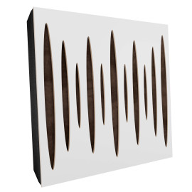 Sound Absorbing Acoustic Panel «Pulsar Fabric» White
