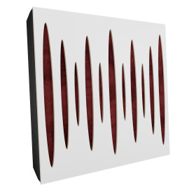 Sound Absorbing Acoustic Panel «Pulsar Fabric» White