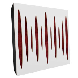 Sound Absorbing Acoustic Panel «Pulsar Fabric» White