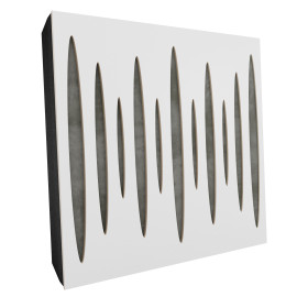 Sound Absorbing Acoustic Panel «Pulsar Fabric» White
